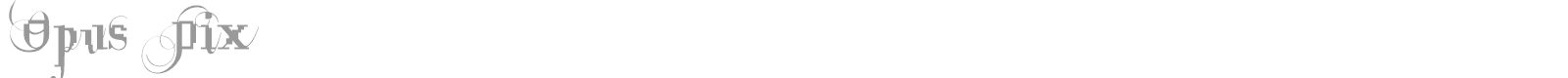 Opux Pix font preview